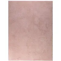NATURL. Tapis doux | Teddy Rose | 80x150cm | Rose | Polyester | Rectangulaire
