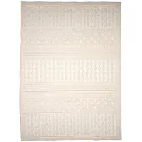 FRAAI Tapis lavable | Dunya Geo Blanc | 230x330cm | Blanc | Rectangulaire | Tapis