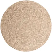 De Onlinewinkelier b.v. Tapis d'intérieur et d'extérieur rond | Bali Marron | Ø 100cm | Marron | Rond | Tapis