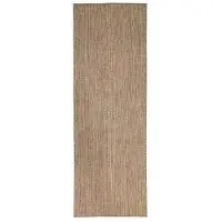 FRAAI Tapis de balcon | Malta Melange Naturel | 80x300cm | Crème | Tapis de couloir | Tapis