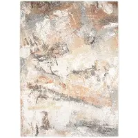 Studio Clarice Tapis abstrait | Xavier Brush Gris/Multicolore | 160x230cm | Gris | Rectangulaire | Tapis