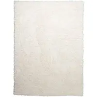 NATURL. Tapis shaggy | Blaze Blanc | 240x330cm | Blanc | Rectangulaire | Tapis