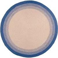 De Onlinewinkelier b.v. Volero - Tapis d'intérieur et d'extérieur rond - Florence Bleu - Ø80cm