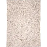 NATURL. Tapis Fluffy – Bobby Crème | 160x230cm | Crème | Rectangulaire | Tapis