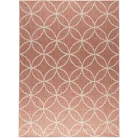 De Onlinewinkelier b.v. Volero - Tapis d’extérieur géométrique – Faro Ripple Rose - 160x230cm