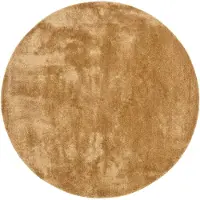 NATURL. Tapis rond lavable | Clean Or | Ø 160cm | Doré | Rond | Tapis