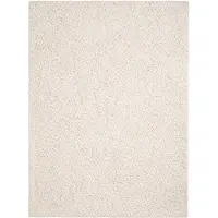NATURL. Tapis Fluffy – Bobby Blanc | 80x150cm | Blanc | Rectangulaire | Tapis