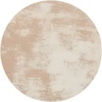 Studio Clarice Tapis rond abstrait | Candice Taupe | Ø 200cm | Taupe | Rond | Tapis