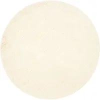NATURL. Tapis rond à poils longs – Wish Crème | Ø 230cm | Crème | Rond | Tapis
