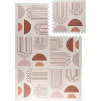 Little Olly Tapis Puzzle en Mousse – Alfie Arches Crème/Multicolore | 120x180cm | Multicolore | Rectangulaire | Tapis enfants