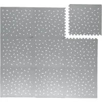 Little Olly Tapis puzzle en mousse | Alfie XL Sprinkles Gris | 180x180cm | Gris | Rectangulaire | Tapis enfants
