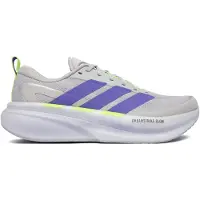 Adidas Chaussure de course 'Supernova Glide' gris / citron vert / bleu violet