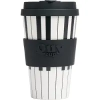 Quy Cup Quy Cup, Thermos Tazza 'travel Mug' Pianoforte 400ml, Tempo Libero