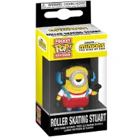 Funko POP! Porte-Clés Pop - Les Minions 2 : Il Était Une Fois Gru - Roller Skating Stuart Porte Clés (47797)