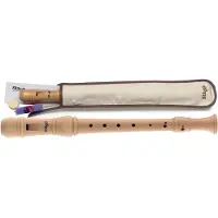 Stagg REC3-GER/WD - Flûte à bec soprano, doigté allemand, en érable
