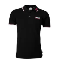 Lonsdale Polo Lion Taille : L, Couleur : Noir