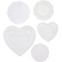 Creativ Company Pointes à tarte 400 pièces, blanc, Outils de décoration pâtisserie, Blanc