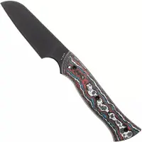 Kizer Cutlery Whip Tail 1131A1, Black CPM 10V, FatCarbon Nebula & GID G10 couteau fixe, Jordan Scolman design