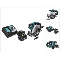Makita DSS 611 RF Scie circulaire sans fil 18 V 165 mm + 2x Batteries 3,0 Ah + Chargeur