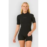 Rip Curl Shorty à Manches Courtes Avec Fermeture éclair Au Dos Pour Femme D/patrol 22l Eco 2 Mm