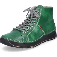 Rieker Bottines à lacets vert foncé / rouge / blanc