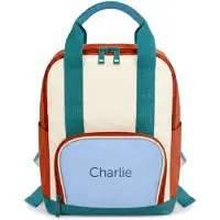 Yoursurprise Sac à dos enfant personnalisé - Brodé - Bleu