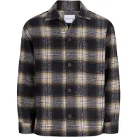 Jack & Jones Chemise 'JJESOHO OLLIE' bleu nuit / umbra / blanc