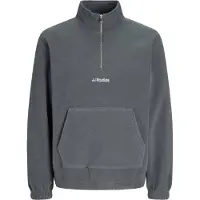Jack & Jones Soho Half Zip Sweatshirt Gris L Homme