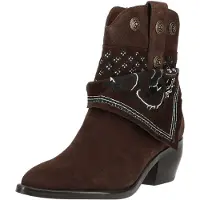 Dolce Vita Bottes de cowboy brun foncé