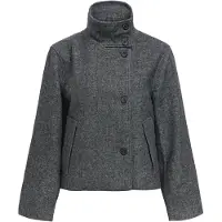 Object Veste mi-saison 'OBJRiki' gris chiné / noir