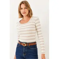 Bianco Lucci T-shirt beige / blanc