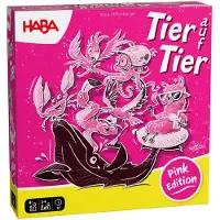 Haba Jeux 'Tier auf Tier Pink Edition' mélange de couleurs