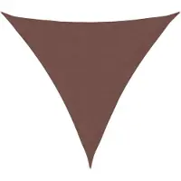 vidaXL Voile de parasol tissu oxford triangulaire 6x6x6 m marron