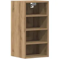 vidaXL Armoire suspendue Riga Chêne Artisan 30x29,5x60 cm Bois composite