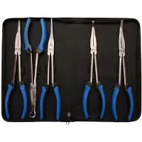Bgs Jeu de pinces à bec long 290 mm 5 pièces (290 mm)