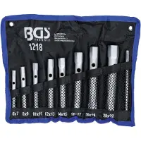 Bgs Jeu de clés à tubes 6 x 7 - 20 x 22 mm 9 pièces