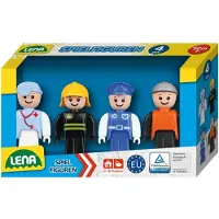 Lena Truxx 4pcs plastic 8cm blue set in box 18x10x5cm