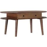vidaXL Table basse 100x50x46 cm en bois massif d'acacia