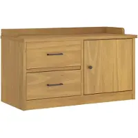 vidaXL Banc de couloir SANDNES 87x40x50 cm bois de pin massif