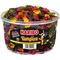Haribo Bonbons gélifiés Halloween Chauves-souris vampires 150 pièces 1,2 kg -