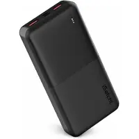 ISetchi Powerbank 20000 mAh - Batterie externe - Utilisation universelle - Chargeur portable - Pack d'urgence - Chargeur rapide 22,5W - Quick Charge USB 3.0 - Noir