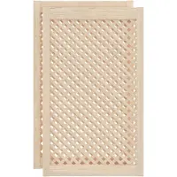 vidaXL Portes d'armoires en treillis 2 pcs 59,5x99 cm pin massif