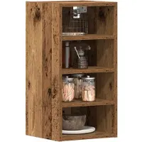 vidaXL Armoire suspendue Riga imitation vieux bois 30x29,5x60 cm Bois composite
