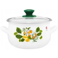Emalia Olkusz PIGWA Garniture Émaillée 5 L 22 cm Induction