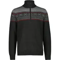 CMP Pull en tricot col zippé Wooltech