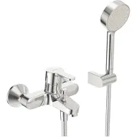 Hansa Hansaprimo Mitigeur de bain et douche, avec douchette, avec dispositif de sécurité, saillie
