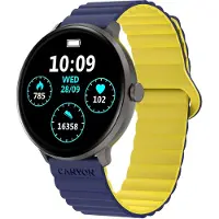 Canyon CNS-SW69BL smartwatch / montre sport 3,3 cm (1,3") 44 mm Écran tactile numérique 360 x 360 pixels Noir