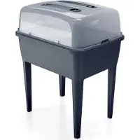 Nabbi Parenisko en plastique sur pieds DREP770W 77 cm - anthracite