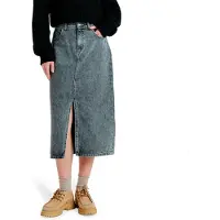 Roxy Cold Winds Mid Denim Skirt Gris M Femme