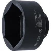 Bgs Douille à choc, six pans 25 mm (1") 120 mm (120 mm)